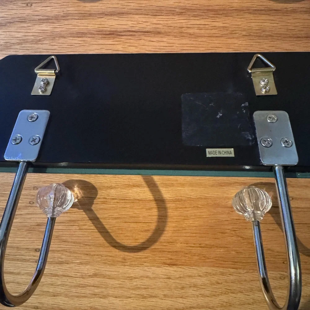 GUC Vintage | Mirrored Bathroom hooks | Set of 3